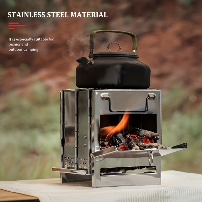 Mini-Stainless Steel Wood Stove