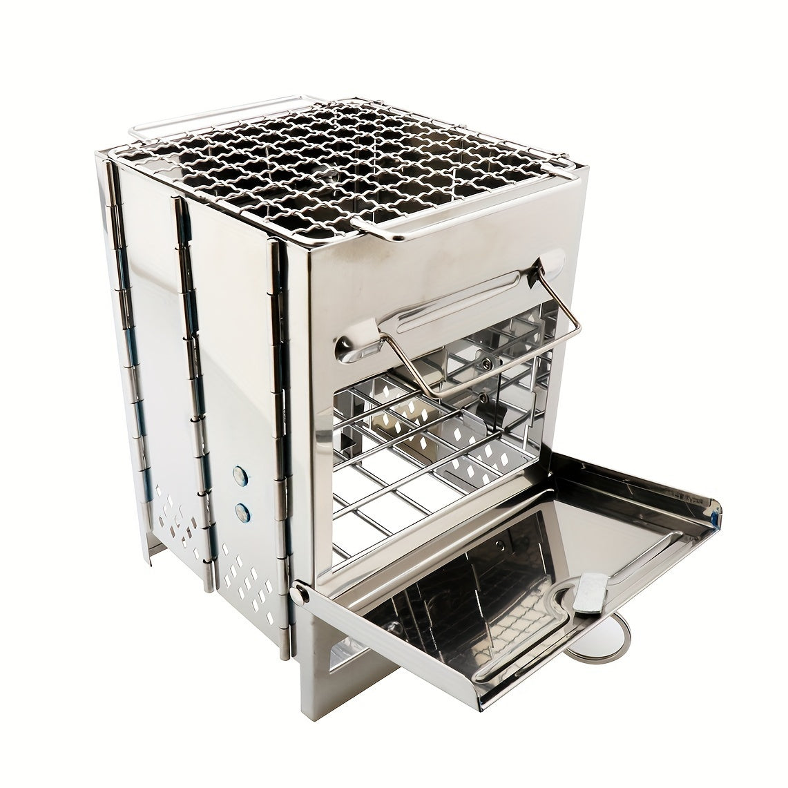 Mini-Stainless Steel Wood Stove