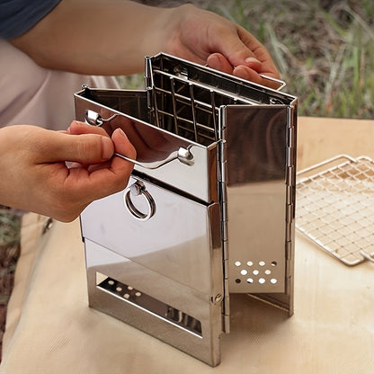Mini-Stainless Steel Wood Stove