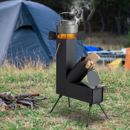 Portable Black Camp Stove