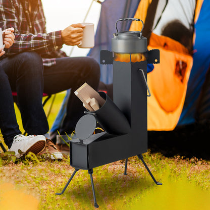 Portable Black Camp Stove