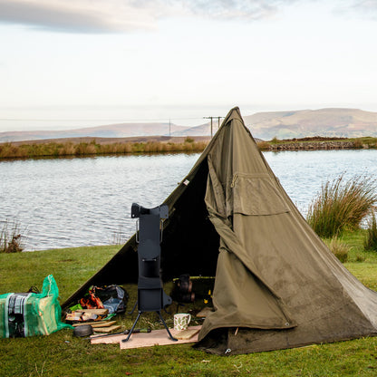 Portable Black Camp Stove