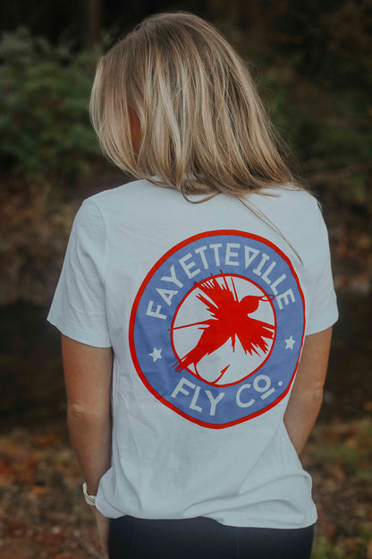 ‘Merica Circle Fly Women’s V-Neck S/S